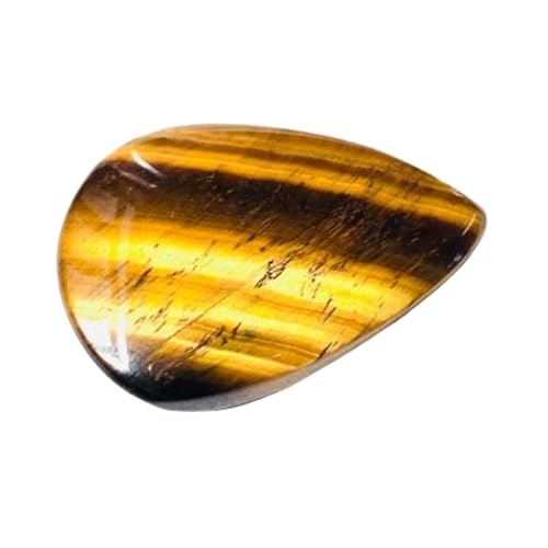Cabochon naturel œil de tigre pierre gemme 39x27x7 mm bricolage collier bague pendentif