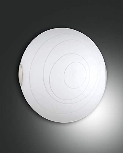 FABAS Luce Kent - PLAFONIERA Bianca, Diametro 40 CM