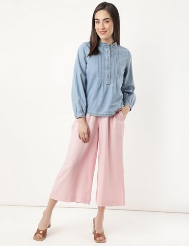Image of Marks & Spencer Women's Regular Fit Mid Rise Pants