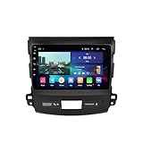 SAFWEL Lecteur multimédia d'autoradio Android 11 2 Din adapté for Mitsubishi Outlander 2006-2011 adapté for Peugeot 4007 citroën C-Crosser Carplay Gps (Size : A-LQ(1-32GB)-0)