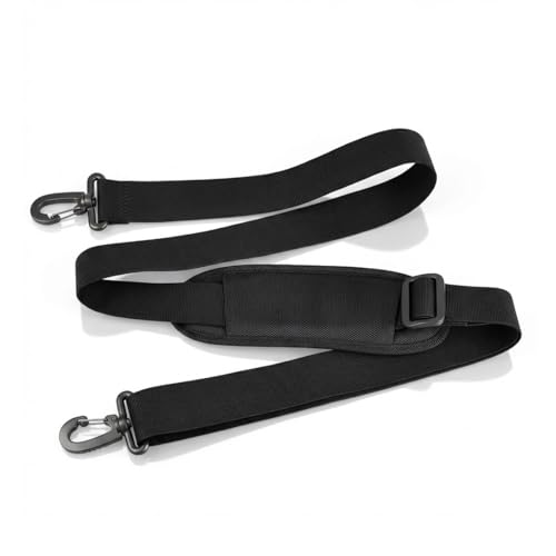 ZAKTUS Correa de Hombro Ajustable con Almohadilla y Gancho Giratorio 360°, Correa para Bolsos de Hombro, Bolsas de Viaje, Maletines, Bolsas para Cámaras (0,9–1,6 m)