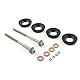 Bohaner Einspritzdüsen Dichtungen 6C1Q-6K780-A 1372494 Kraftstoffeinspritz Injektor Dichtungssatz Unterlegscheiben O-Ring Set Für Transit MK7 2.2 2.4 3.2 TDCI 2006+ 6C1Q-9M577-AB (14STK., 14)