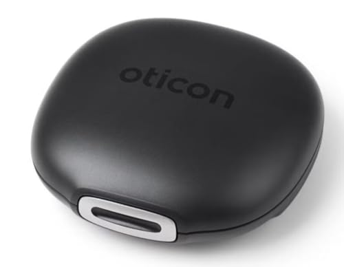 Oticon Hearing Aid Case Durable Protective Storage Box for Hearing Aids and Accessories