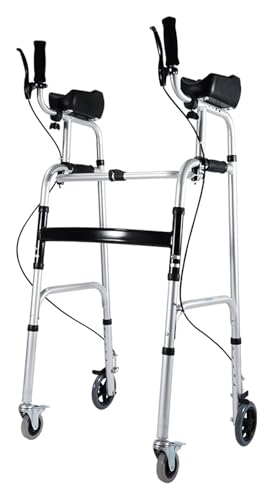Folding Walker, Folding Walker for Seniors, Narrow Lightweight Walker with Trigger Release for The Elderly