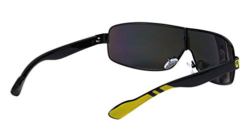 Khan Nitro - Color Mirror One Piece Shield Sunglasses3