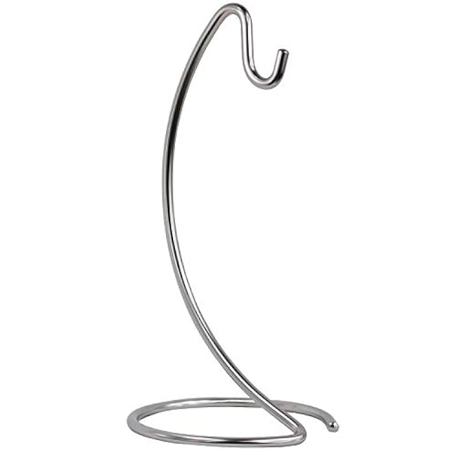 Blue Donuts Modern Banana Hanger - Chrome Banana Stand for Kitchen Countertop