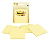 Post-it Notes, 3x3 in, 4 Pads, America’s #1 Favorite Sticky Notes, Canary Yellow (5400)