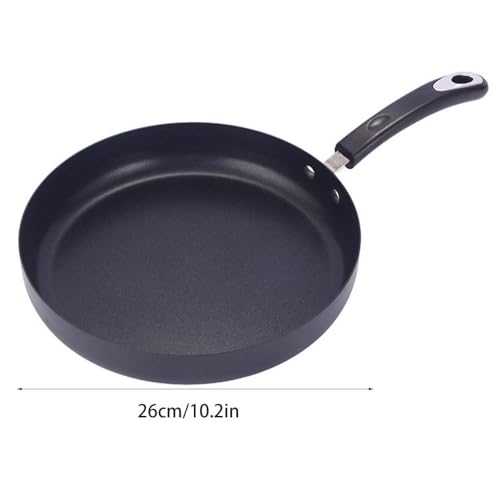 Wok de Hierro Fundido Negro con Mango Antideslizante 10.2 in miniatura 6