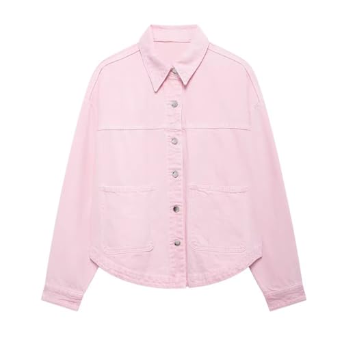Veste en jean pour femmes avec détail boucle et style patchwork