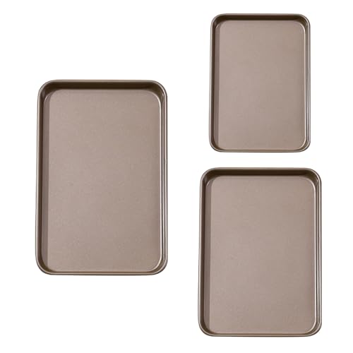 Bandeja antiadherente de acero al carbono rectangular de gran calibre 5