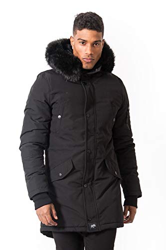 Sixth June Parka Nylon Doublure Fourrure Noir