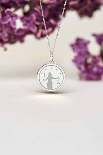 Collier Balance de la Justice argent sterling 925 symbole de valeurs - 2