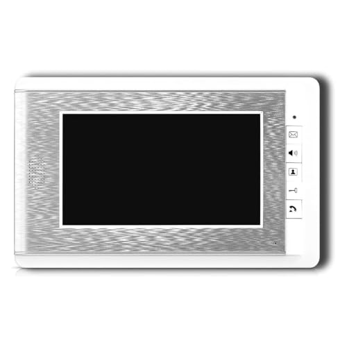 Image of 7 Inch Color LCD Screen 4-Wires Wired Monitor for Video Intercom Doorbell System, Support Monitoring, Unlock, Dual Way Door Intercom