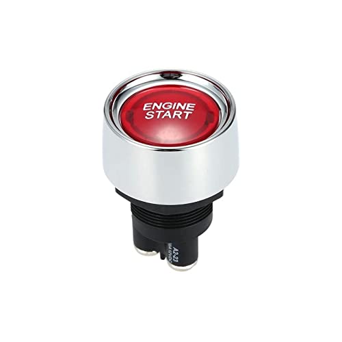 Deportes de carreras botón de arranque azul 12V 50A para salpicaderos de competición 3