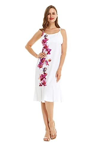 Hawaii Hangover Women's Hawaiian Mermaid Ruffle Dress in Tropical Floral Prints
