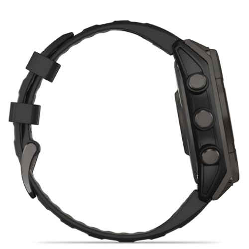 Image of Garmin Fenix 8 47mm,AMOLED,Saph,CrbnGryTi /Blk,Blk /PebbleGryBnd