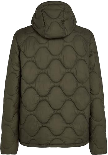 Tommy Hilfiger Herren Steppjacke mit Kapuze, Mehrfarbig (Army Green), XXL – Ansicht 6