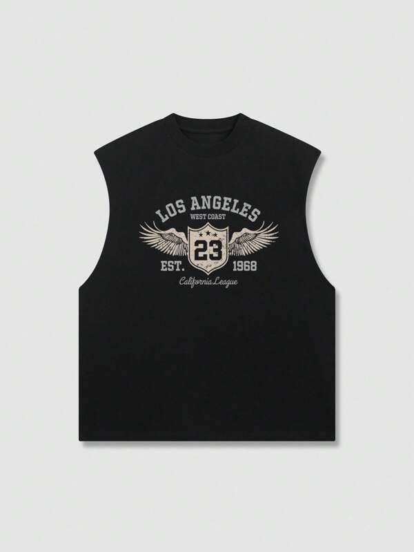 Image of FN3 Cotton Blend Printed and Solid Vest for Men || Men's Printed Tank Top Regular fit