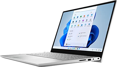Image of DELL [Windows 11 Home] 2021 Inspiron 5000 2 in 1 Laptop, 14 inch Touchscreen, Intel Core i3-1115G4 Processor, 8GB RAM, 512GB PCIe SSD, Remote for Work, Webcam, Wi-Fi 6, HDMI, Type-C, Backlit KB
