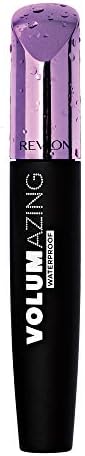 Revlon Volumazing Waterproof Mascara, Oversized Brush for Thick, Fluffy, Fanned-Out Eye Lashes, Long Lasting, Blackest Black (951), 0.3 oz