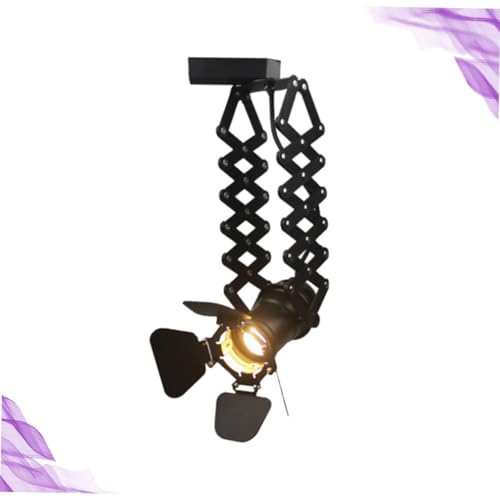 BESTYASH Foco LED Ajustable para Tiendas y Restaurantes Luz Blanca Diseño Práctico y Instalación Pequeño Color Negro