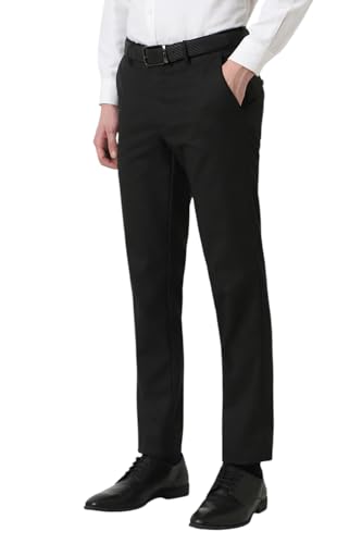 Image of Peter England Men Regular Mid Rise Everyday Woven Formal Trouser