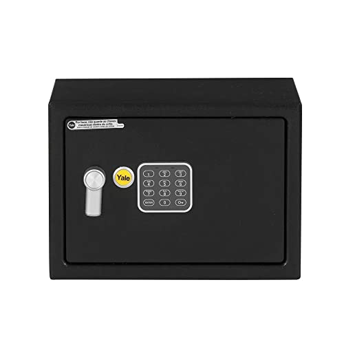 Yale 05571001-7, Cofre Eletrônico Yale Mini Black, Preto