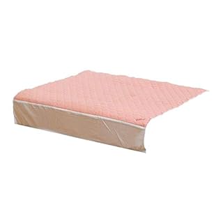 Kylie Premium Bed Pads | Pink | 3 Litre | Single Bed 91 x 91cm | Washable Absorbent Incontinence Sheets | Waterproof Backing | 50cm Mattress Tuck Flaps on Each Side