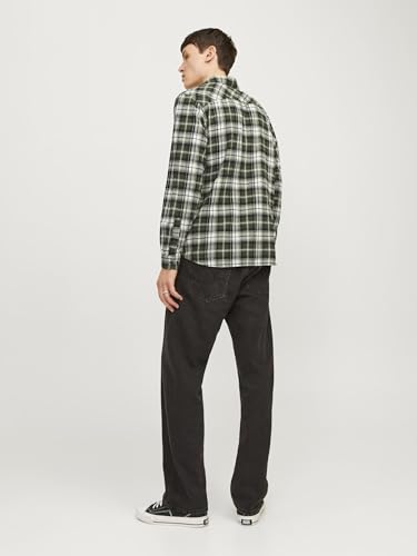 Image of Jack & Jones Men Cotton Blend Solid Regular Fit Shirt