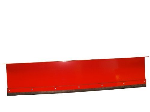 Schneepflug Räumschild Schneeschild Schneeschieber für Gabelstapler 90° gekantet Farbe Rot 150 x 40 cm