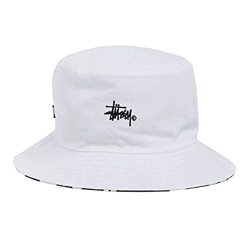 [ステューシー] リバーシブルバケツハット ワークハット HAWAIIAN REVERSIBL BUCKET HAT [並行輸入] (ホワイト/ブラック)のサムネイル