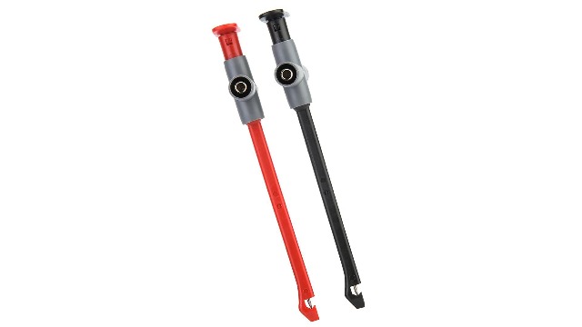 Image of Multimeter Test Clips, Pack of 2 P5010 Puncture Probe Auto Repairing Multimeter Test Clip Car Testing Tool Wire Piercing Probe Clip Automotive Test Wire Kit for Automobile Inspection Auto Repairing
