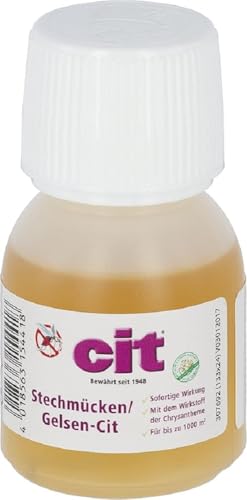 KERBL Stechmücken / Gelsen-CIT (50 ml Konzentrat Flasche 4 5 x 4 5 x 8 cm sofortige Wirkung 2 bis 3 Tage wirkend) 15441