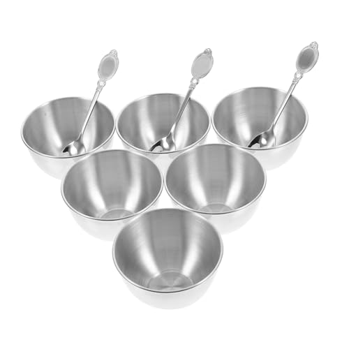 SOLUSTRE 9pc Stainless Steel Dipping Sauce Bowls Mini Sauce Cups for Sushi Condiments Vinegar Home Travel