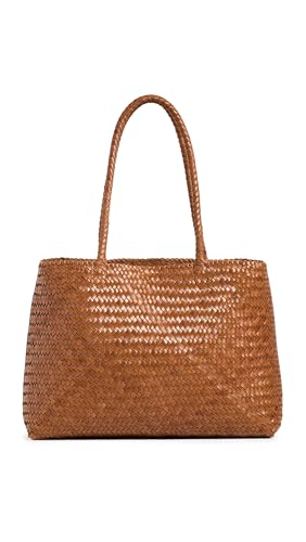 Madewell Womens The Handwoven Leather Tote Burnt Sienna One Size