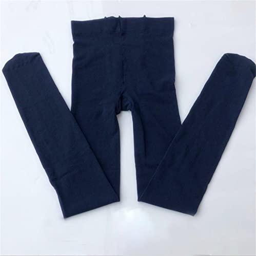 Solid Color Pantyhose for Toddler Kids Girls Stretchy Tights Ballet Dance Pantyhose Nylon Stockings (Navy, 4-6 Years)2