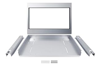 Summit 27” and 30" Built-In Microwave Oven Stainless Steel, 2.2 Cubic Feet, with Trim Kit Digital Control Panel, 1200W (27 Inch)