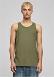 Build Your Brand Basic Tank T-Shirt męski, Oliwkowy, M