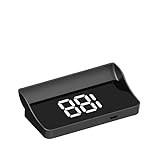 Techadro TA-H2 High-Resolution, No Delay Head-Up Display, Plug and Play for All Cars (WHITE DISPLAY)