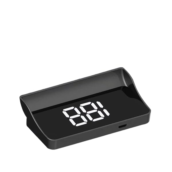 Techadro TA-H2 High-Resolution, No Delay Head-Up Display, Plug and Play for All Cars (WHITE DISPLAY)-image-3