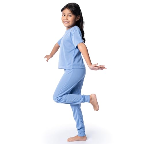 Fruit of the Loom Girls' Relaxing Comfort Loose Fit 2-Piece Pajama Set3