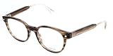 Marron Lunettes de Vue Lanvin VLN684 06YH SHINY STREAKED BROWN 49/20/ Homme