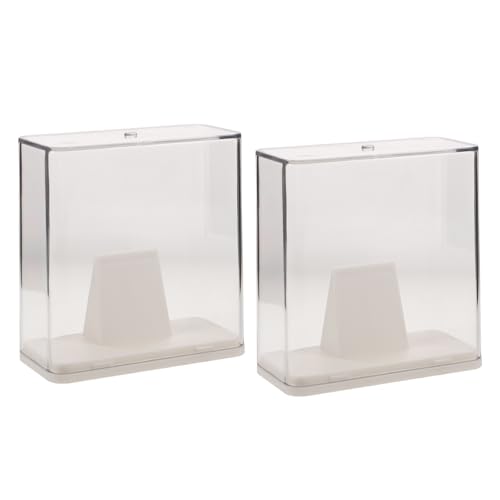 Kichvoe 2個の賞メダルディスプレイケース - 学校賞、ランニング、水泳、体操用の記念品メダルオーガナイザー - 自宅やデスクトップ用の卓上ホルダー