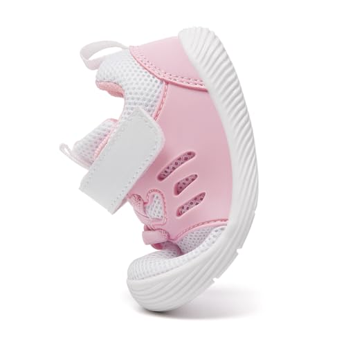 Image of MORENDL Toddler Sneakers Baby Boys & Girls Barefoot Shoes Lightweight Breathable Walking Running Tennis Athletic Sport Shoes