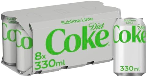 Diet Coke Sublime Lime 8 x 330ml Cans