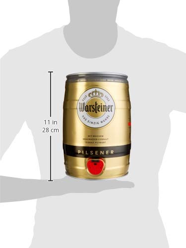Warsteiner Premium Pilsener 5 L Bierfass mit Zapfhahn, Partyfass, Pfandfrei (1 x 5 l Partyfass) - Image 5