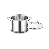 Cuisinart 6-Quart. Stockpot w/Cover, Stainless Steel