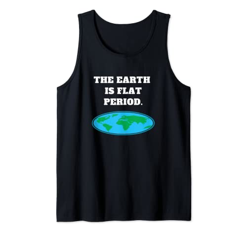 Die Erde ist flache Zeit Verschwörungsgesellschaft Tank Top