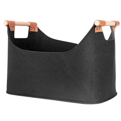 Bolsas de almacenamiento de leña Bolsas de almacenamiento de leña portátiles al aire libre Bolsas de almacenamiento multifuncionales de durabilidad a los arañazos Bolsas de almacenamiento de leña for