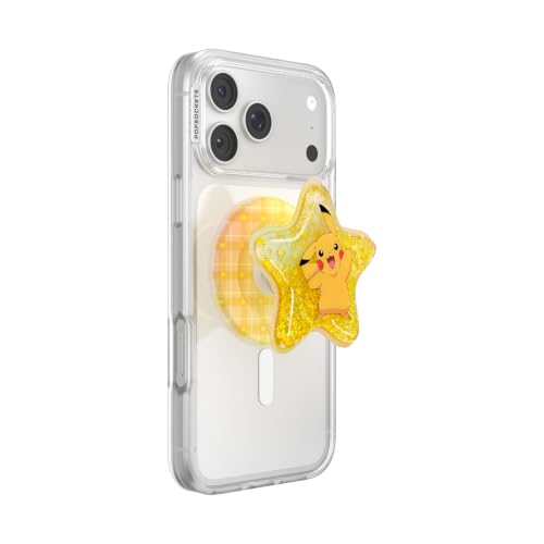 Image of PopSockets Phone Grip for MagSafe, Magnetic Holder- Star Pikachu